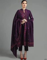 Queens’s Knit I Unstitched 3PC Wool Marina