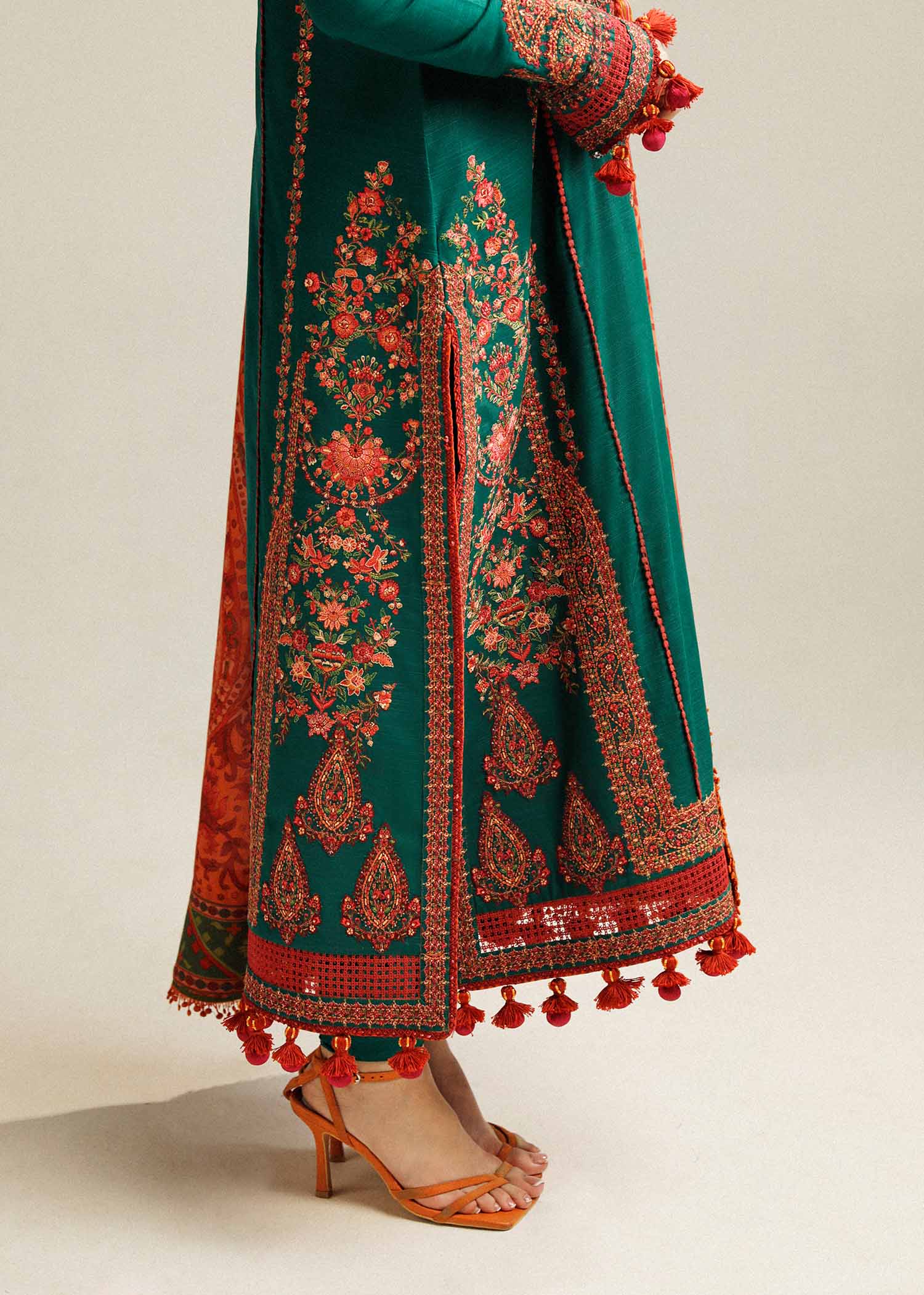 Majestic Ember I Unstitched 3PC Wool Marina