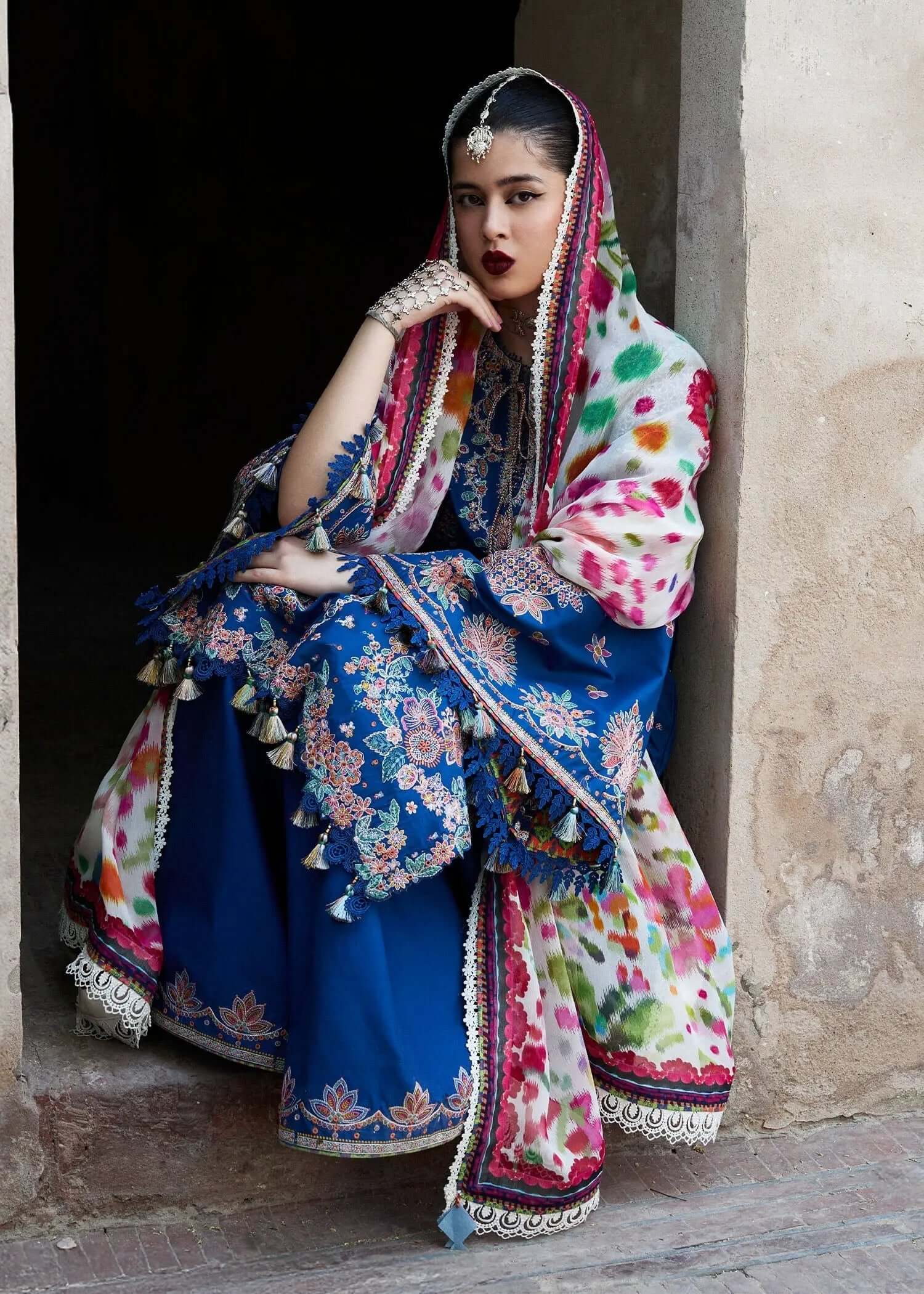 Charcoal Mist I Unstitched 3PC Marina Wool