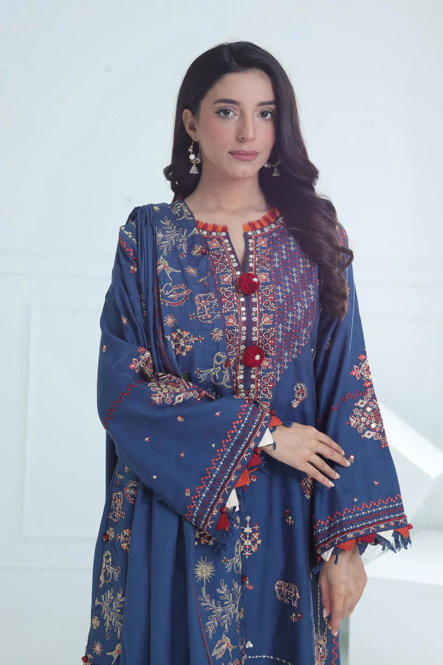 WG-10 I Unstitched 3PC Wool Marina