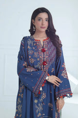 WG-10 I Unstitched 3PC Wool Marina