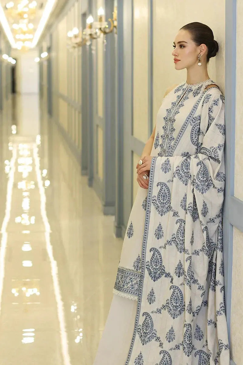 Greyline Knit I Unstitched 3PC Wool Marina